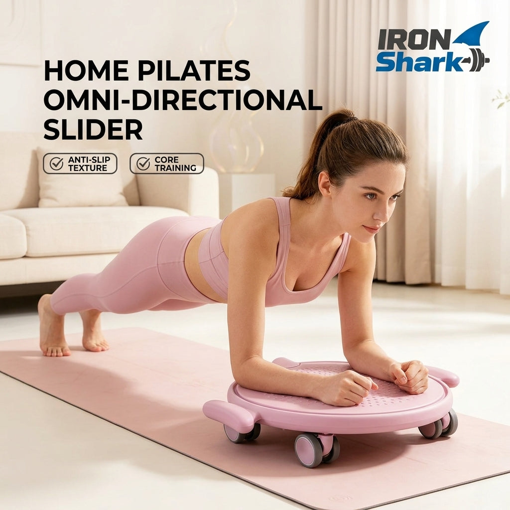 Multi-Functional Pilates Sliding Disc, Multi-Directional Abdominal Carver, Silent & Smooth Fitness Equipment for Core & Full-Body Workout